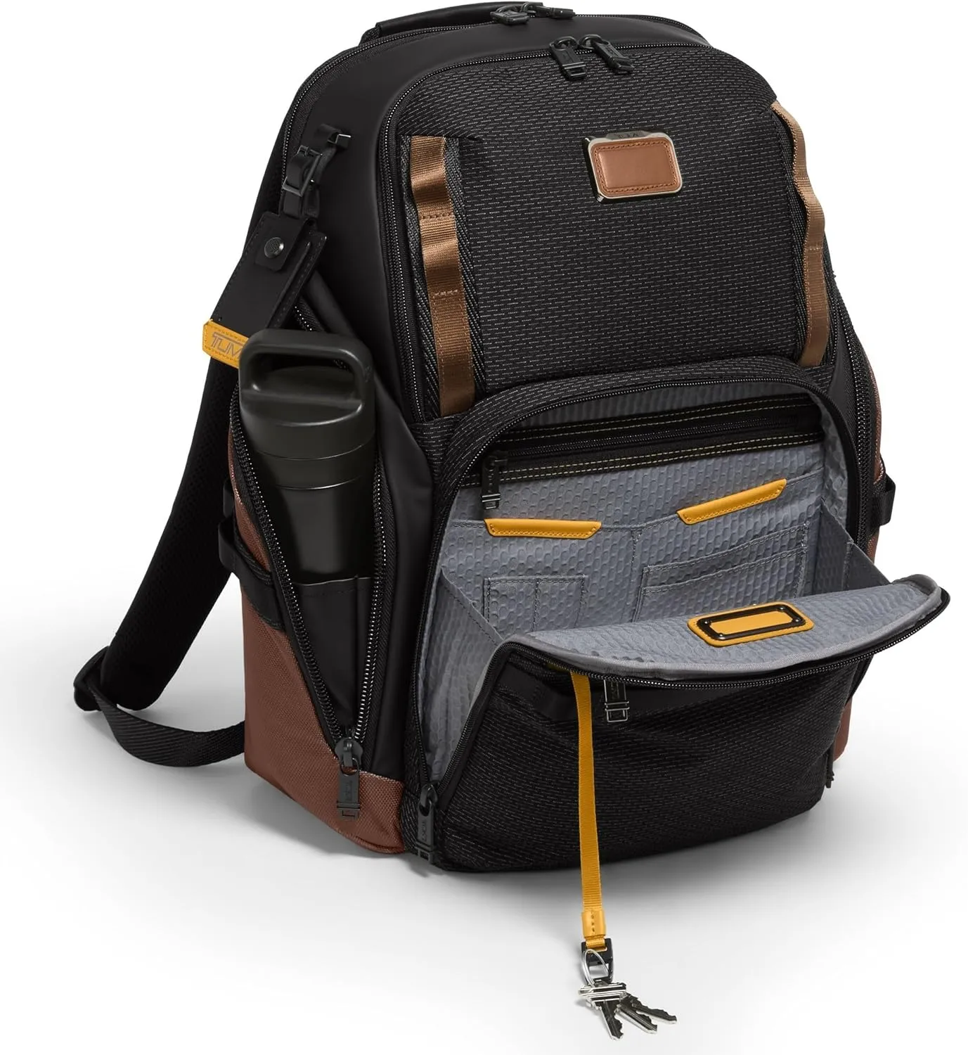 Tumi Men's Search Backpack, Black/Onyx, One Size