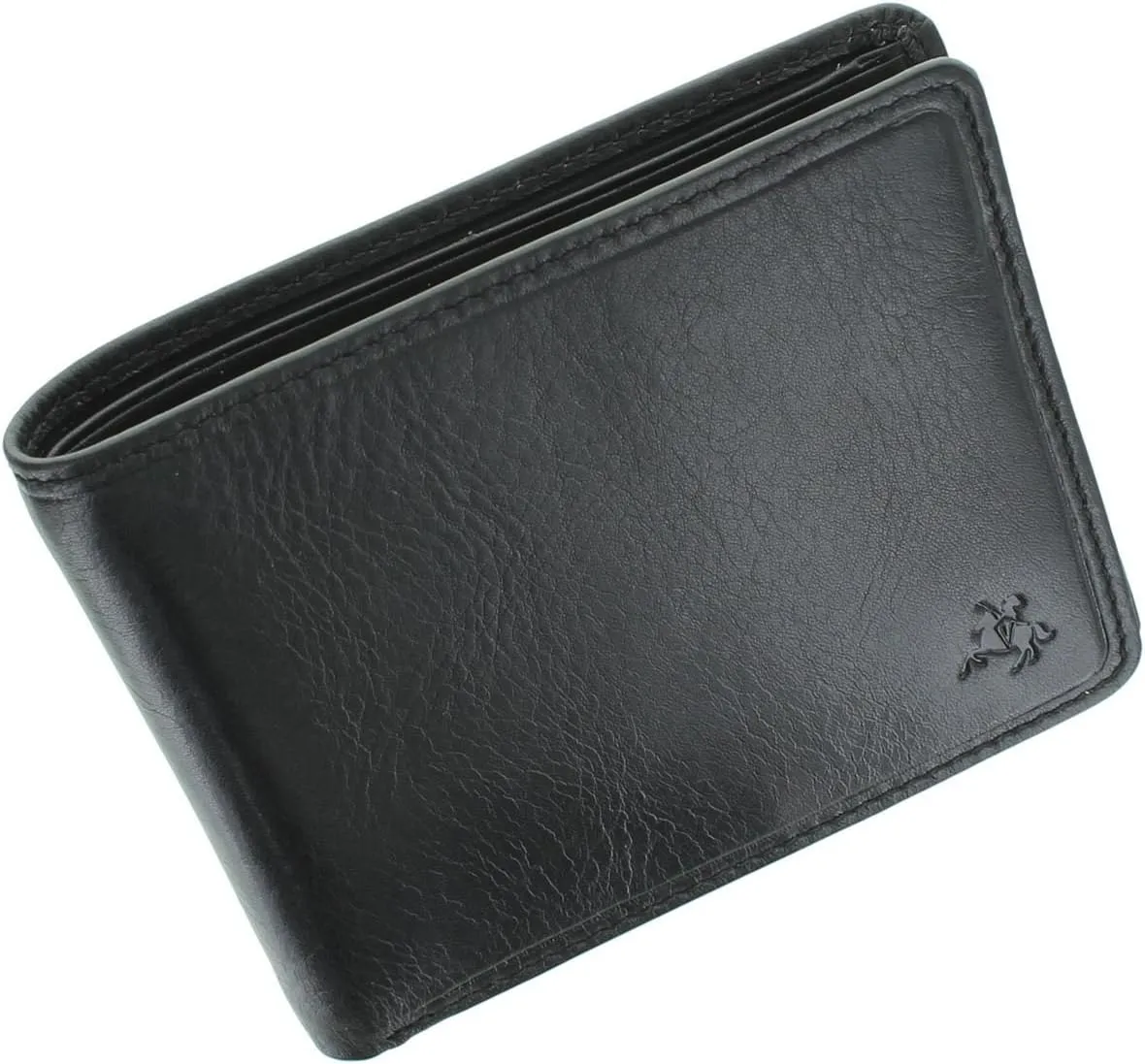 Tuscany Collection FRANCESCA Leather Wallet With RFID Protection TSC46 Black (Black)