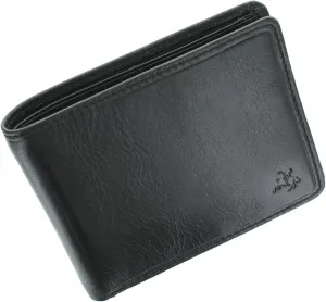 Tuscany Collection FRANCESCA Leather Wallet With RFID Protection TSC46 Black (Black)