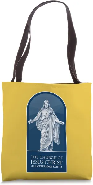 (TWO SIDED) Choose The Higher Road with God - Mormon Church Tote Bag