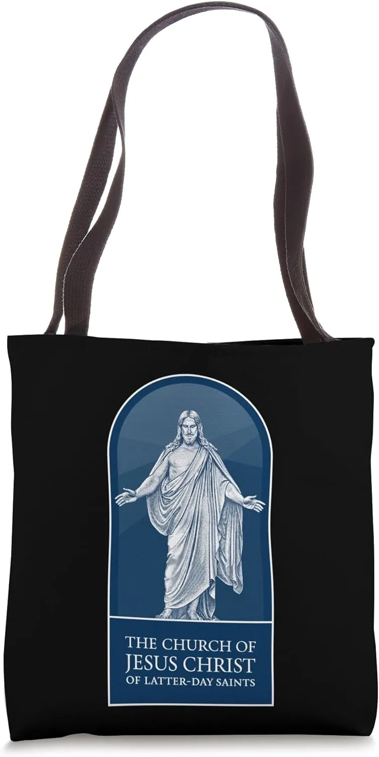 (TWO SIDED) Decide with Eternal Perspective - Mormon Church Tote Bag