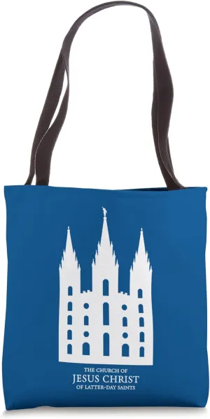 (TWO SIDED) Live By The Principles of Truth - Mormon Church Tote Bag