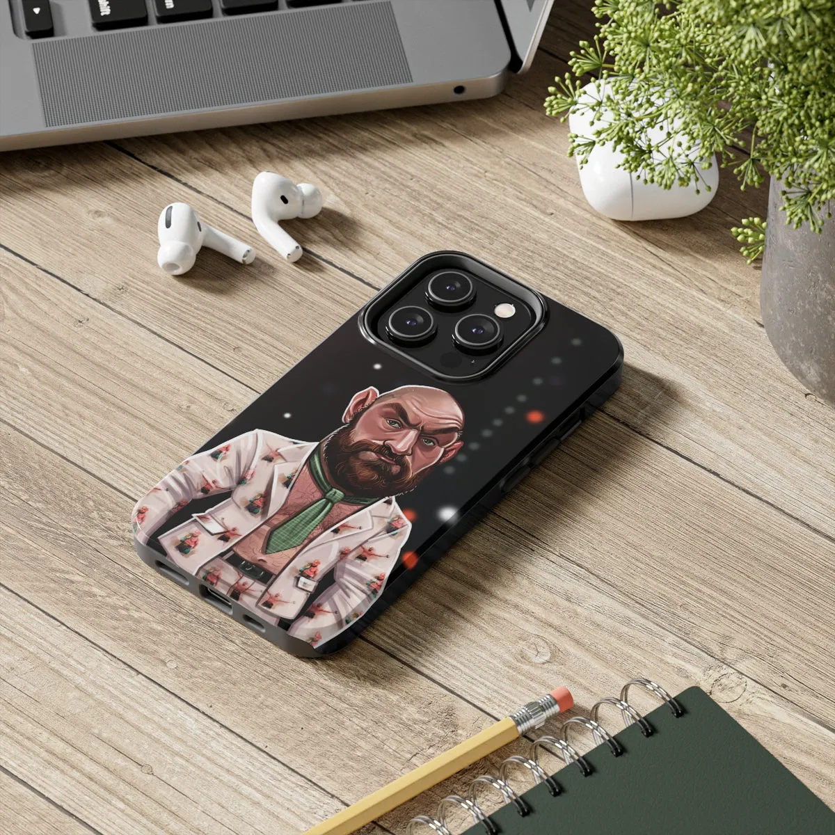 Tyson Fury Tough iPhone 14 Case - Press Conference Suit Edition