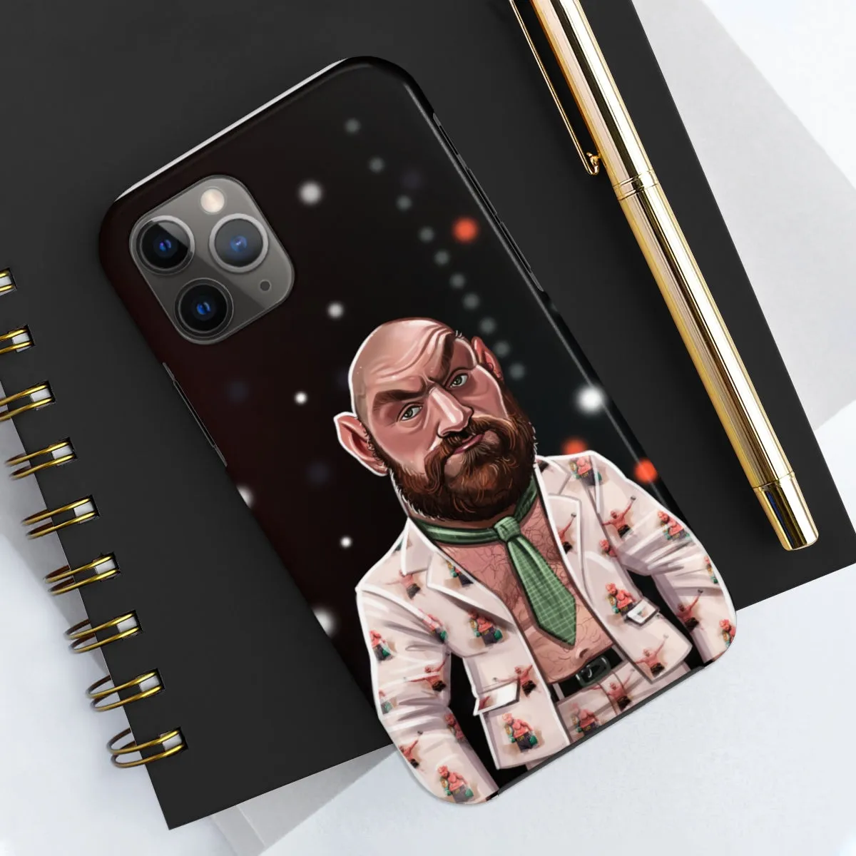 Tyson Fury Tough iPhone 14 Case - Press Conference Suit Edition