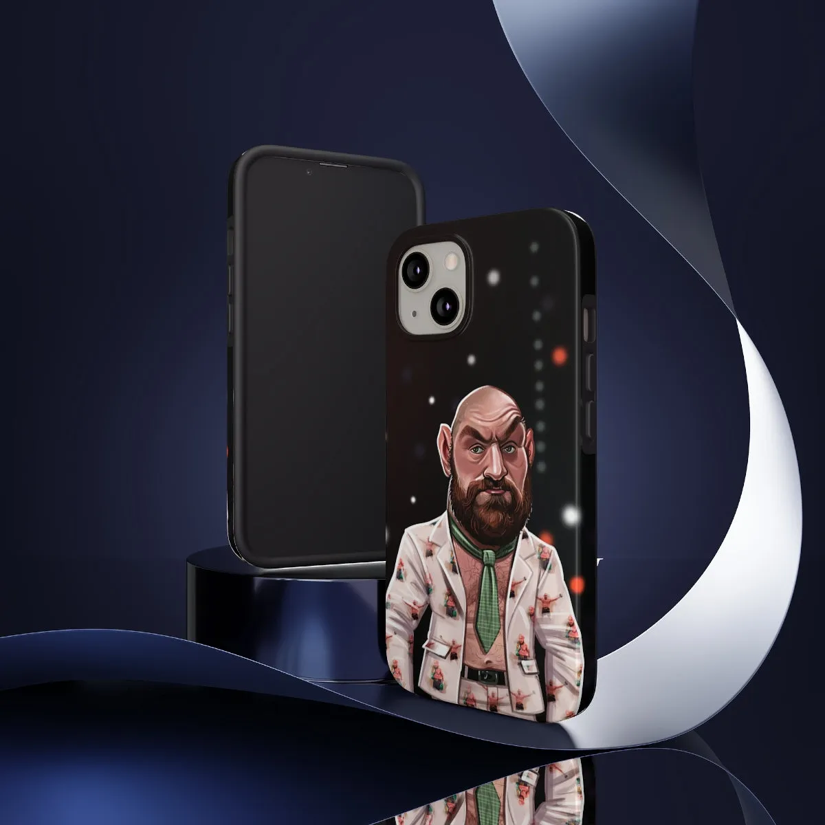 Tyson Fury Tough iPhone 14 Case - Press Conference Suit Edition