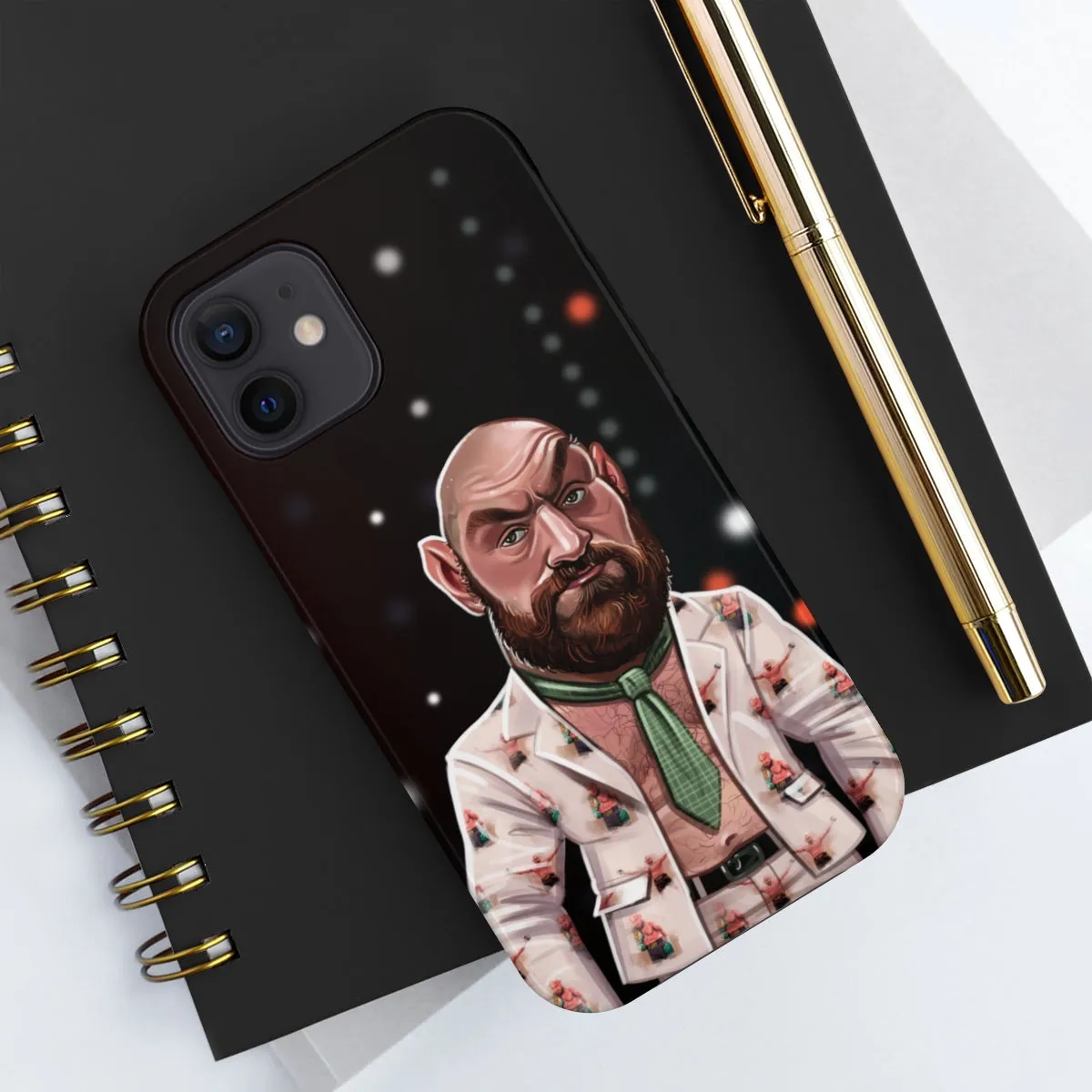 Tyson Fury Tough iPhone 14 Case - Press Conference Suit Edition