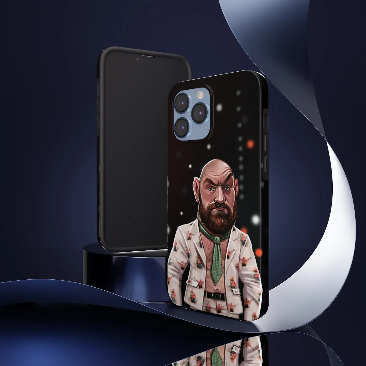 Tyson Fury Tough iPhone 14 Case - Press Conference Suit Edition