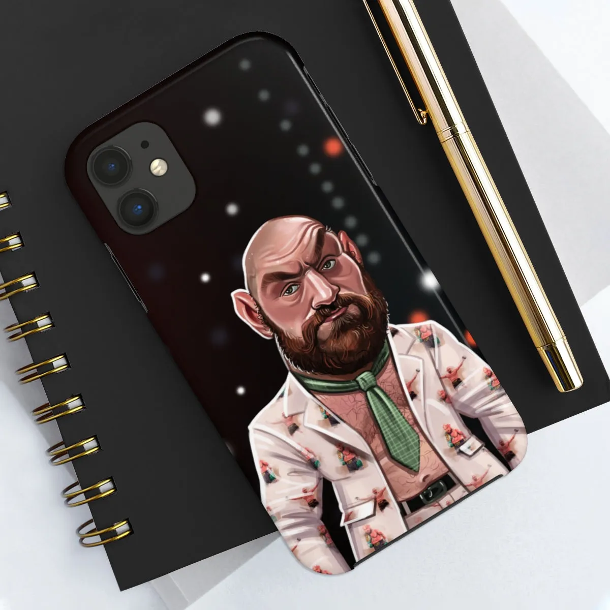 Tyson Fury Tough iPhone 14 Case - Press Conference Suit Edition