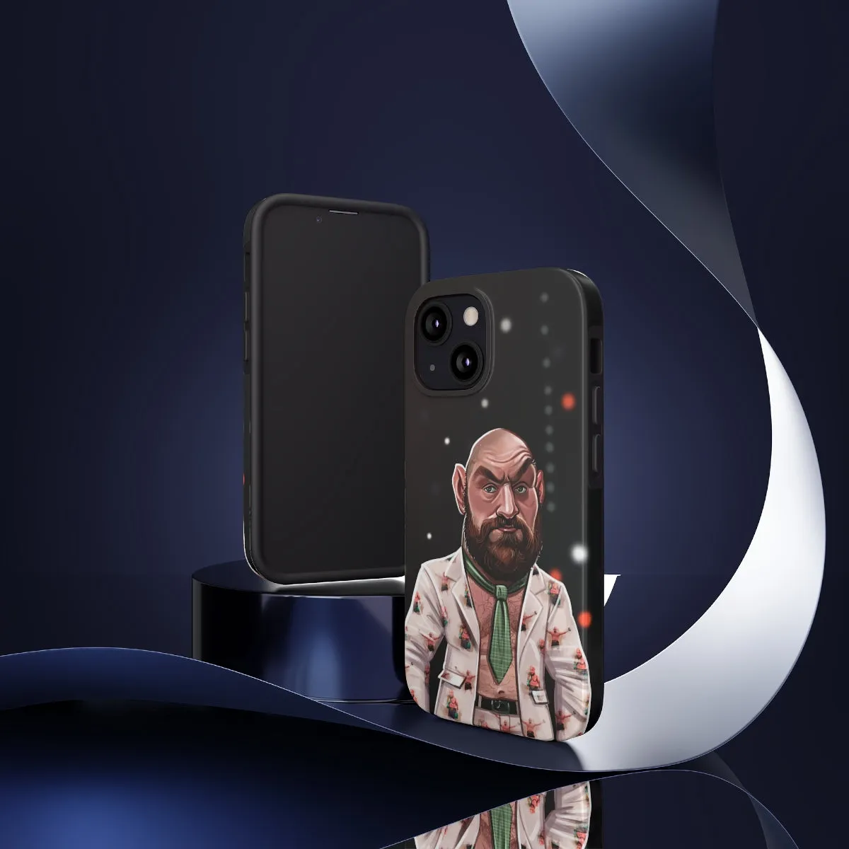 Tyson Fury Tough iPhone 14 Case - Press Conference Suit Edition