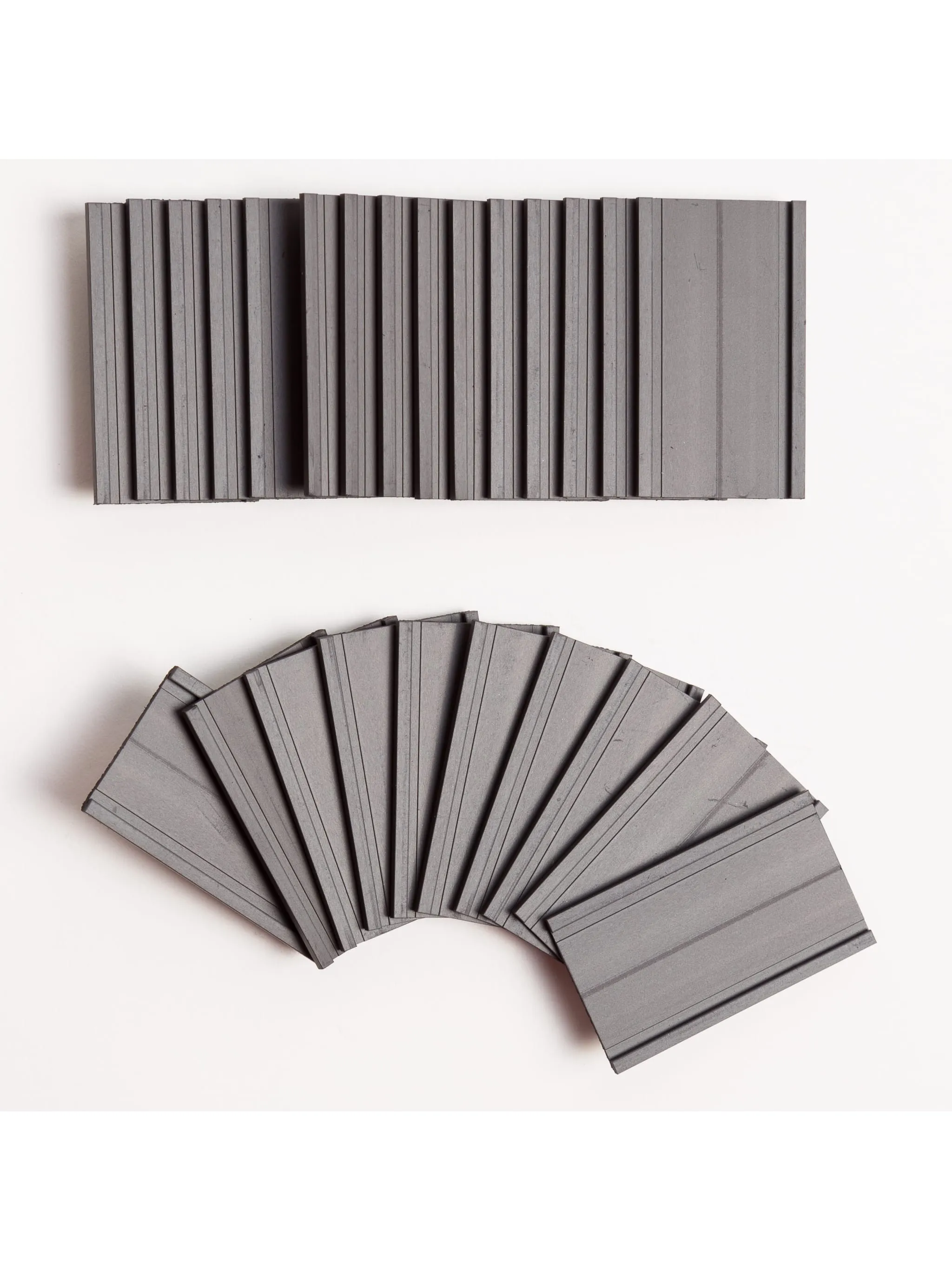 U Brands Magnetic Card Holders, Black, 25 CT