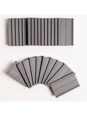 U Brands Magnetic Card Holders, Black, 25 CT