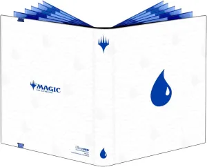 Ultra PRO - Mana 8 9-Pocket PRO-Binder - Island for Magic: The Gathering, Holds & Protects 360 Standard Sized Cards, Collector's Edition Durable Trading Premium Leatherette Secure Pocket Binder