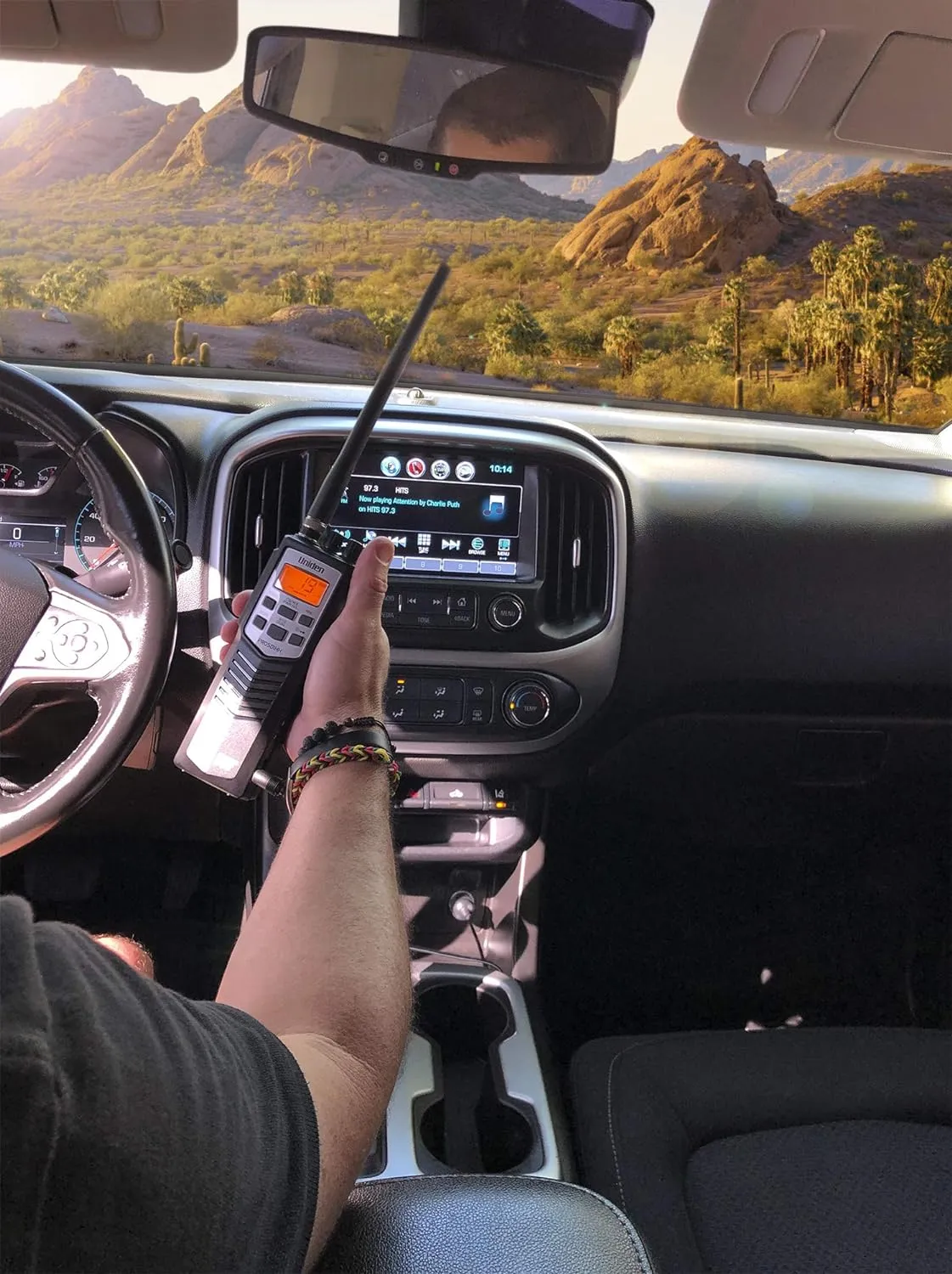 Uniden PRO501TK Pro-Series 40-Channel Portable Handheld CB Radio, Two-Way Emergency Radio, includes High-Gain Magnet Mount Antenna, Auto Noise Limiter, NOAA Weather, and Full Channel Scan