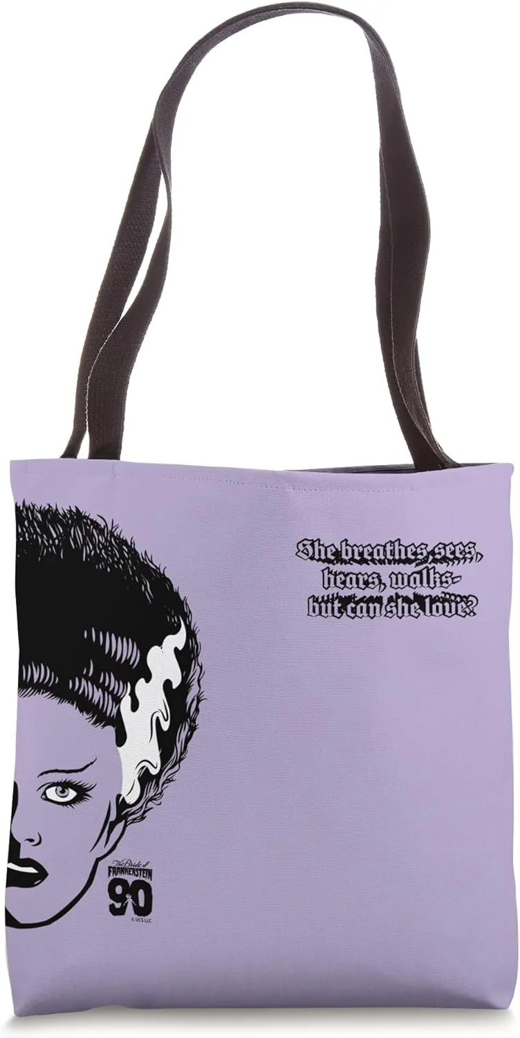 Universal Monsters Bride Of Frankenstein 90th Haunting Stare Tote Bag