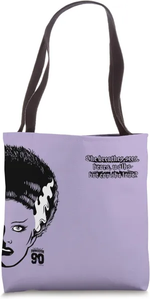 Universal Monsters Bride Of Frankenstein 90th Haunting Stare Tote Bag