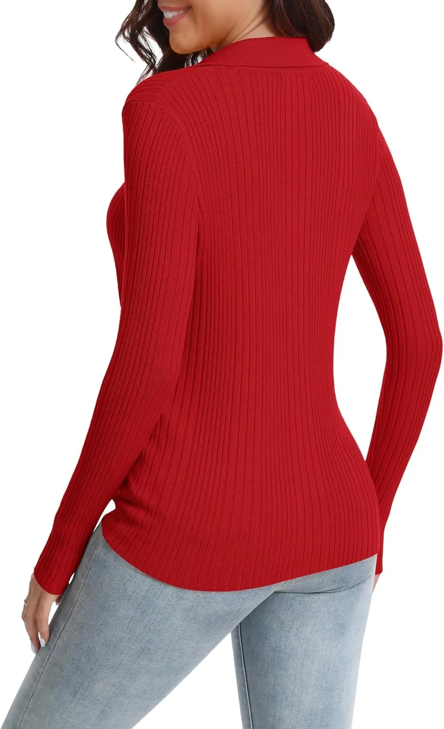 Urban CoCo 2024 Women's Lightweight Knit Cardigan Sweaters Long Sleeve Open Front Button Down Sweater Shirts