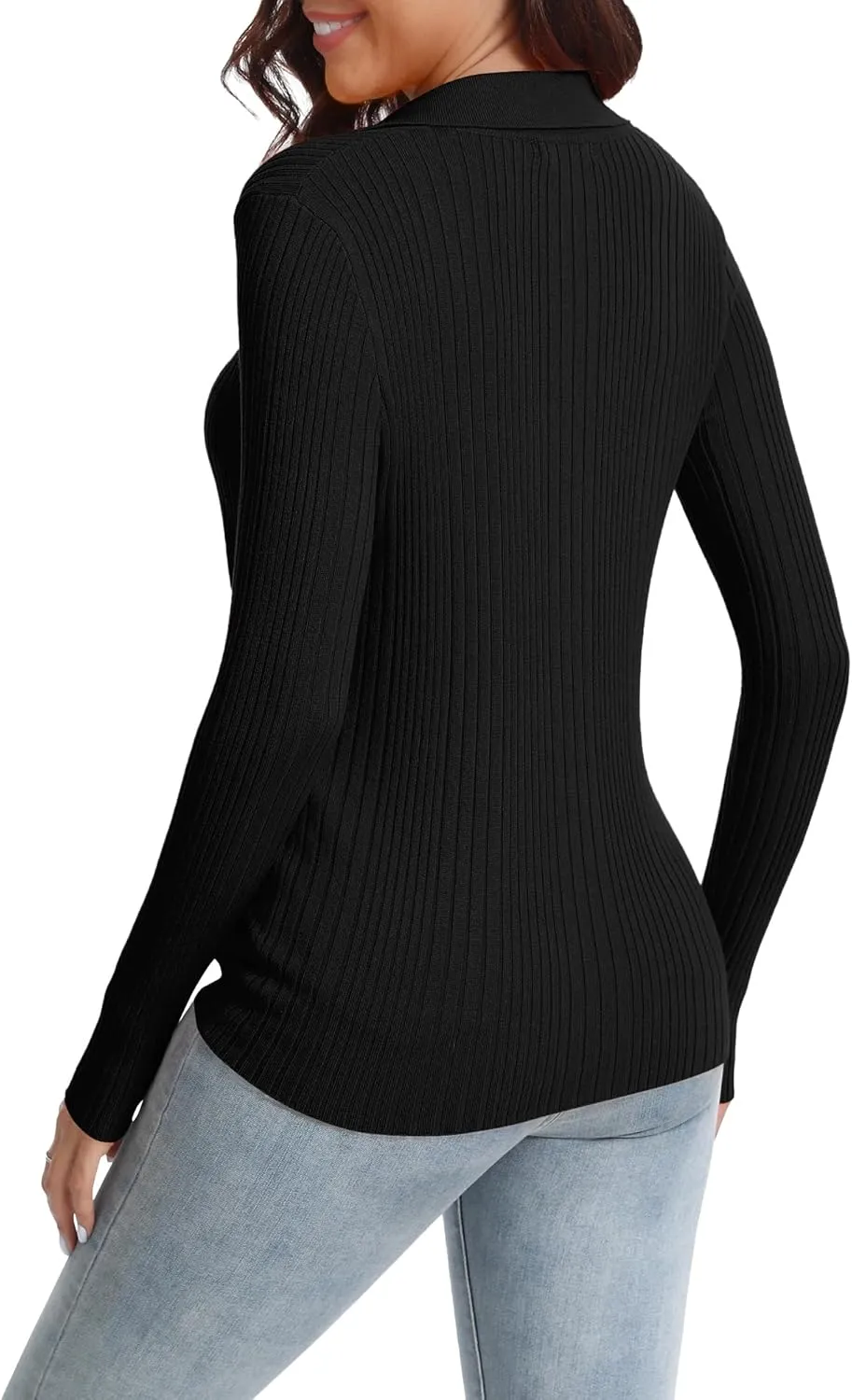 Urban CoCo 2024 Women's Lightweight Knit Cardigan Sweaters Long Sleeve Open Front Button Down Sweater Shirts