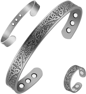 Vicmag Copper Magnetic Bracelet for Women Ultra Strength Magnetic Bracelets 99.9% Pure Copper Strong Magnets Gift Adjustable