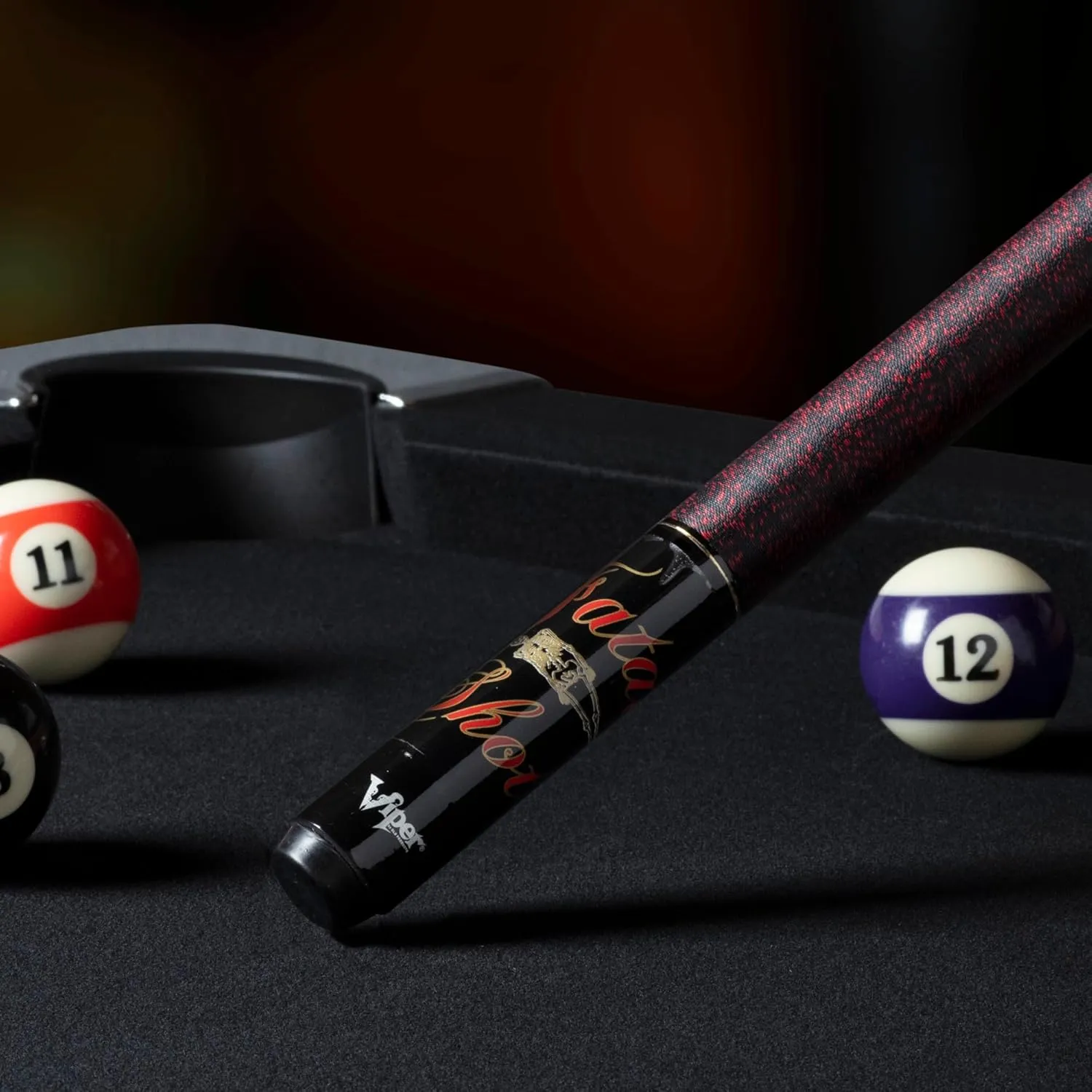 Viper Underground 58" 2-Piece Billiard/Pool Cue, Fatal Shot