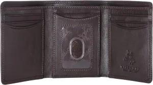 Visconti HT18 Classic Style Soft Leather Trifold Wallet (Brown)