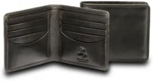 Visconti HT8 Soft Thin Leather Business/Credit Card Holder Wallet (Black)