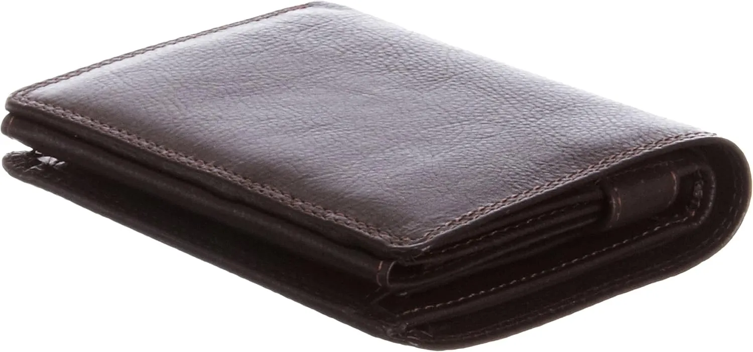 Visconti Men's Men's Brixton Leather Wallet Chocolate Ht11