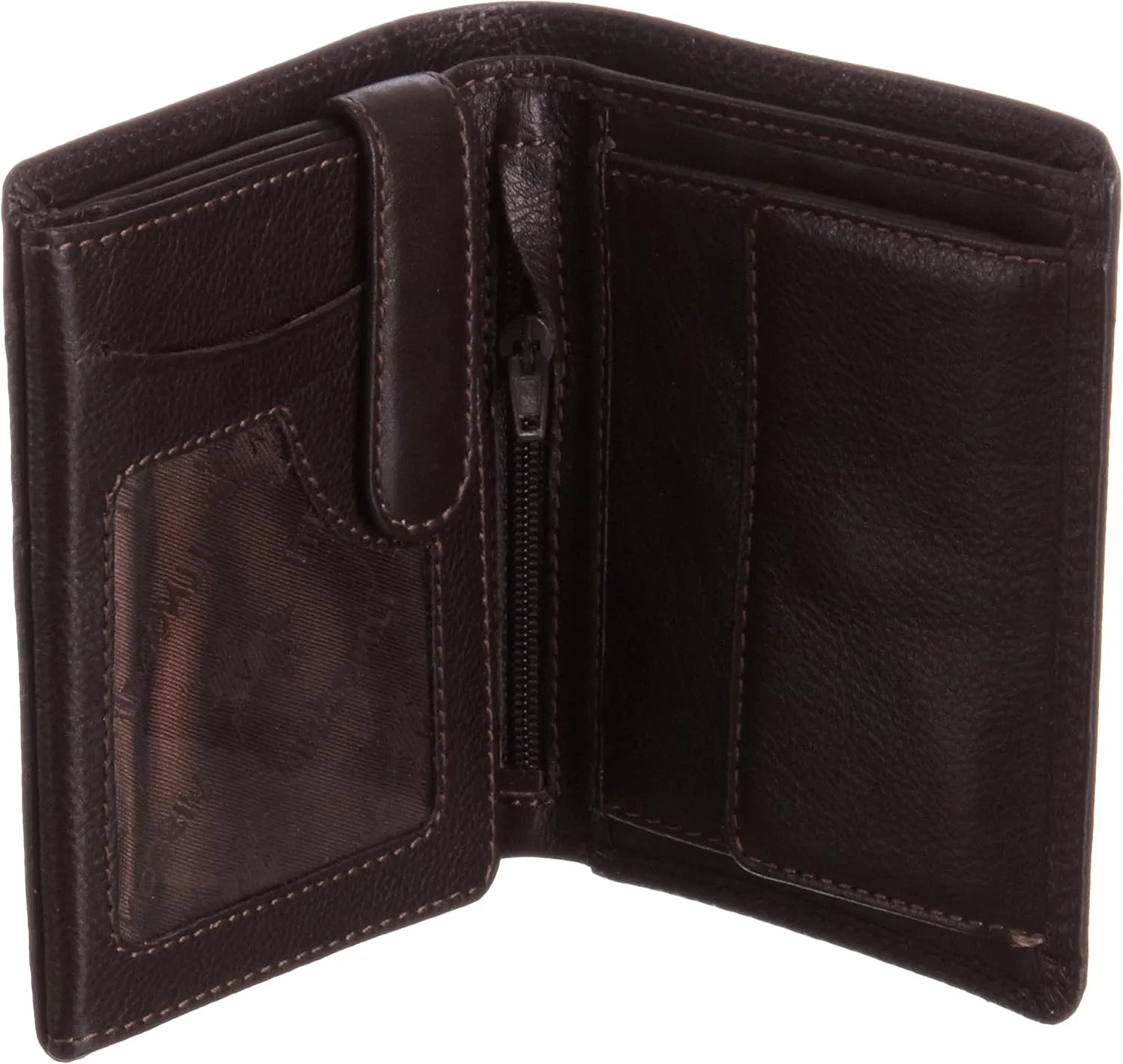 Visconti Men's Men's Brixton Leather Wallet Chocolate Ht11