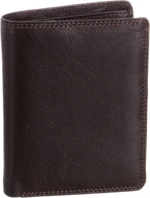 Visconti Men's Men's Brixton Leather Wallet Chocolate Ht11