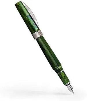 Visconti MIRAGE FOUNTAIN PEN EMERALD broad steel nib