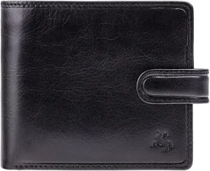 Visconti Tuscany 42 Secure RFID Blocking Genuine Leather Wallet Black