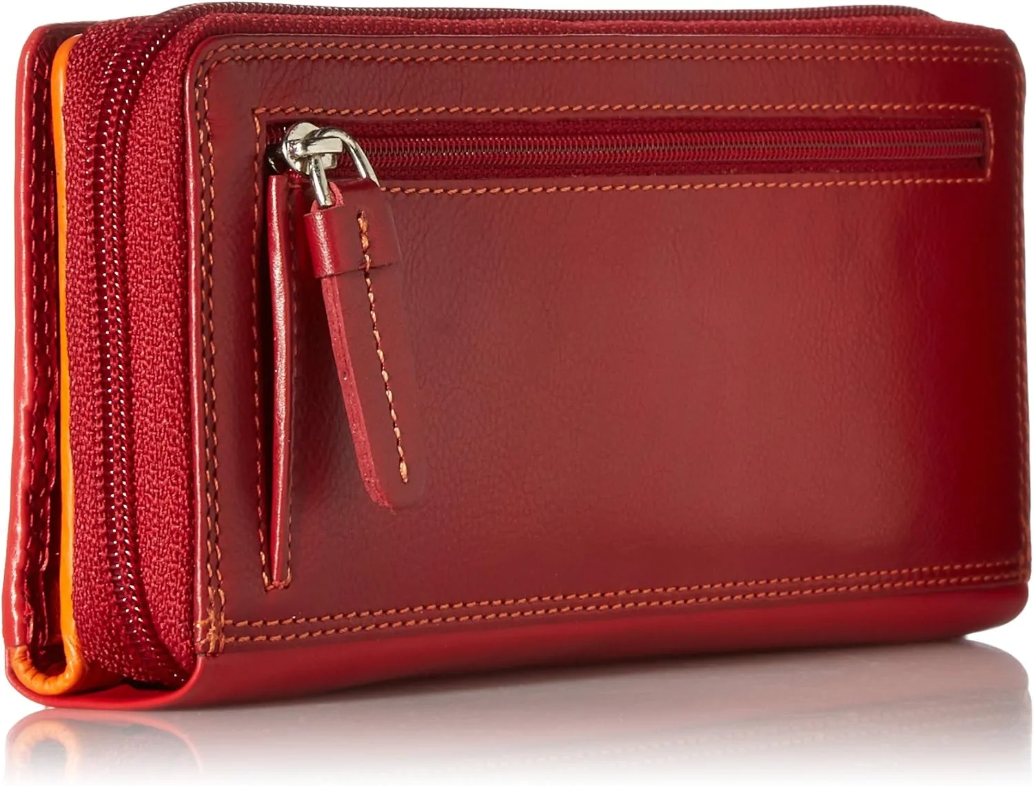 Visconti Women's Rb55 Leather Purse Red Multicolor
