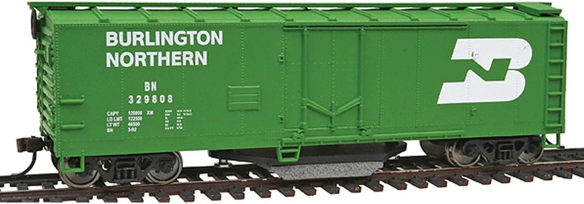 Walthers Trainline 40' Plug-Door Track Cleaning Boxcar Burlington Northern 329808
