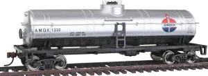 Walthers Trainline 40' Tank Car with Metal Wheels Ready to Run - Amoco Oil