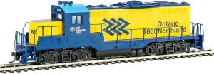 Walthers Trainline HO Scale Model HO Scale Model EMD GP9M Standard DC Ontario Northland #1600