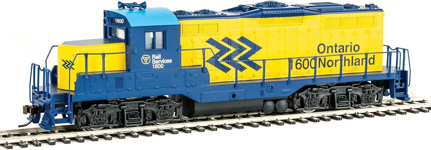 Walthers Trainline HO Scale Model HO Scale Model EMD GP9M Standard DC Ontario Northland #1600