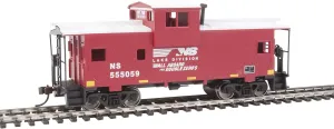 Walthers Trainline HO Scale Model Norfolk Southern Vision Caboose, Red/White