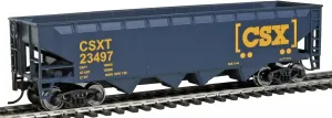 Walthers Trainline HO Scale Model Offset Hopper CSX, Model:931-1425