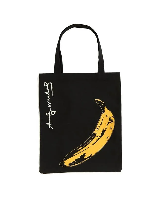Warhol Banana Canvas Tote Bag