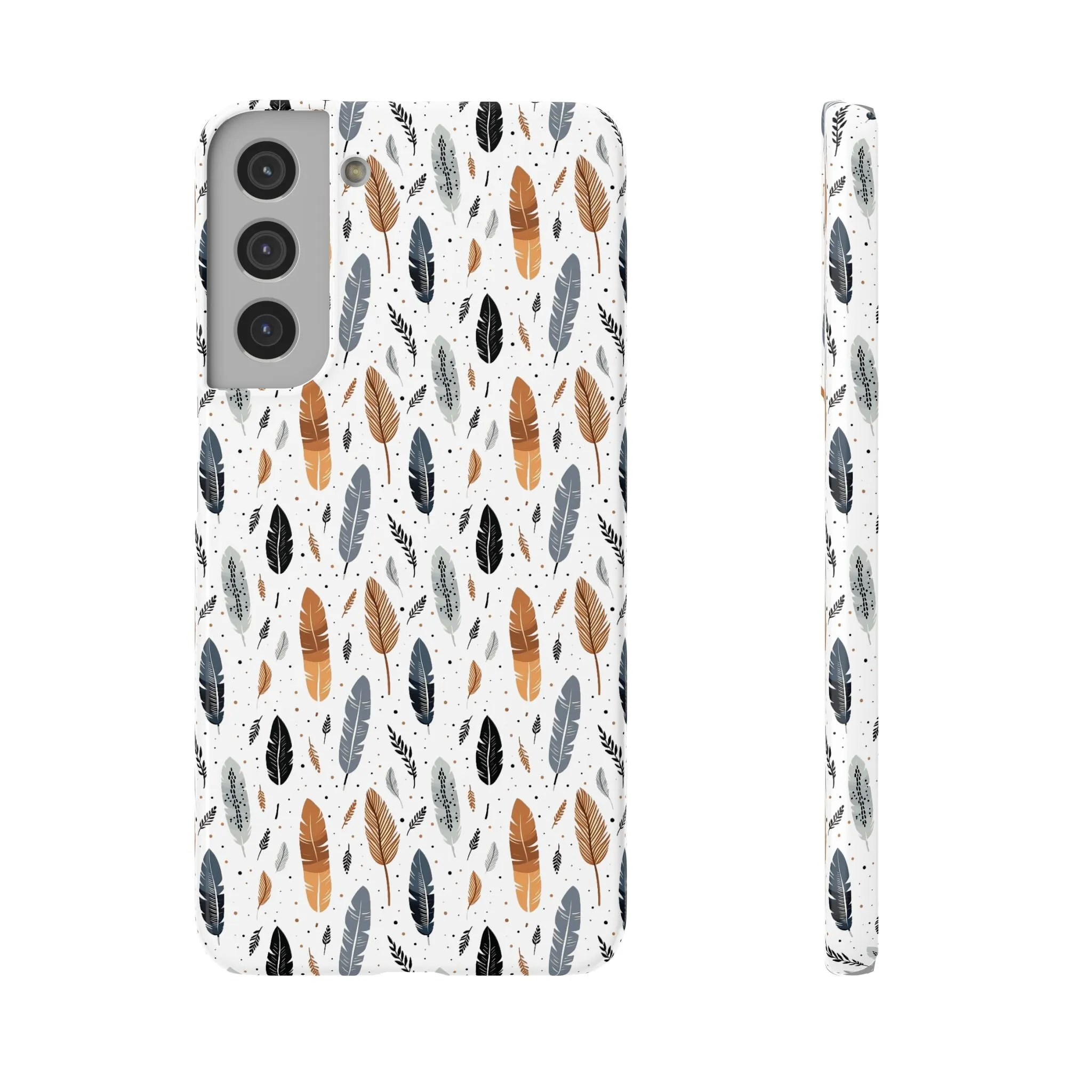 Whispering Feathers Slim Phone Cases for iPhone and Samsung