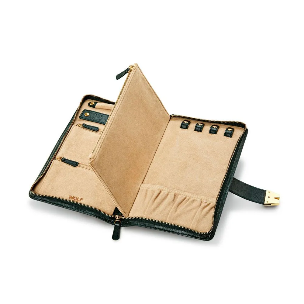 Wolf Cassandra Green Portfolio Jewellery Holder