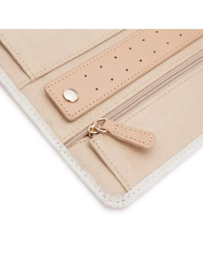 WOLF Chloé Jewelry Portfolio - White Patterned Leather - LusterLoc