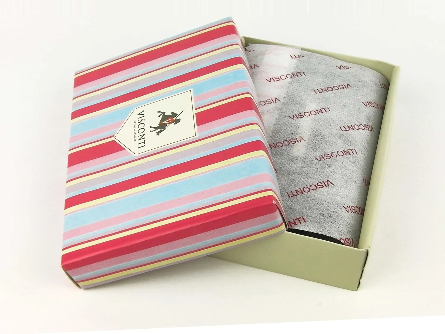 Women's Leather Purse By - Rio - Black, Purple & Berry - Gift Boxed