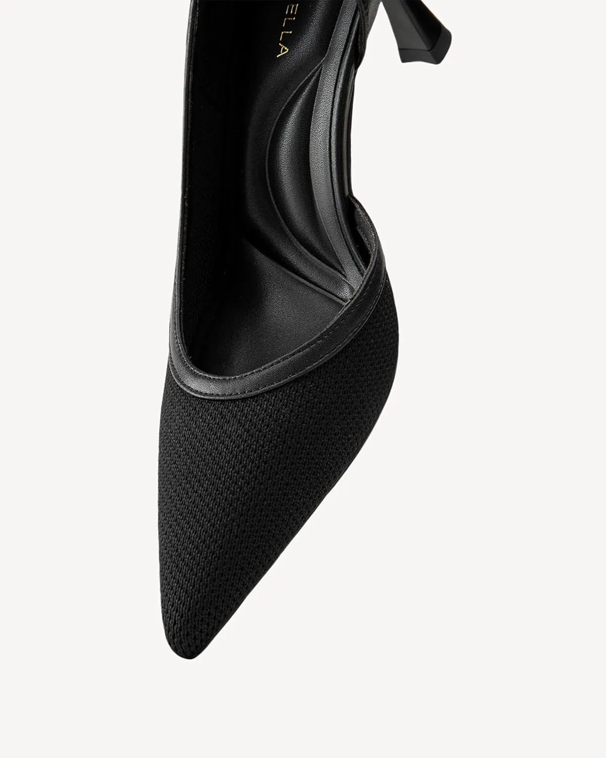 Women's Pointed Toe Kitten Heel Pumps - 2.9 Inch Low Closed Toe Dress Shoes for Wedding, Party, Comfortable Work Pumps