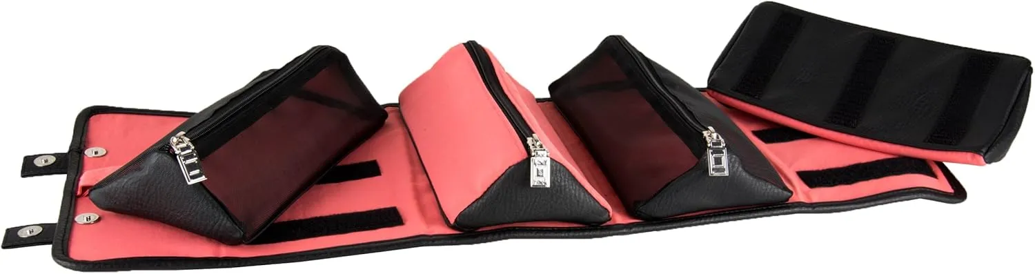 Women's Stowaway Compact Roll Up Pouch, Red/Magenta Pink, One Size