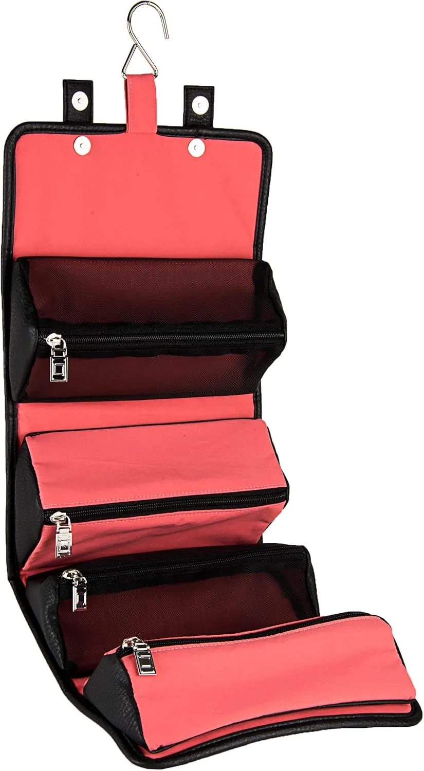 Women's Stowaway Compact Roll Up Pouch, Red/Magenta Pink, One Size