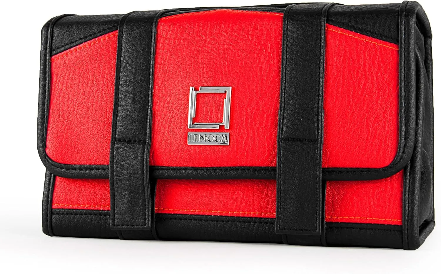 Women's Stowaway Compact Roll Up Pouch, Red/Magenta Pink, One Size