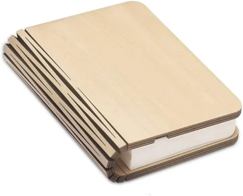 Wooden Book Light Folding Night Light Portable Book Lamp USB Rechargeable Desk Light for Mom Women Boys Kids Girls