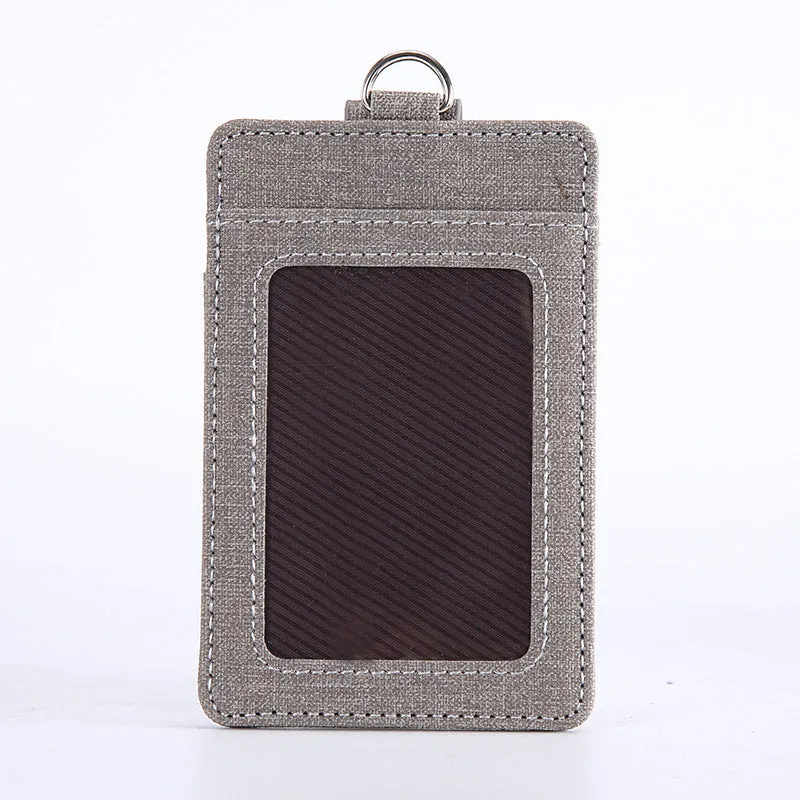Work Name Tag Retractable Lanyard Access Card Holder