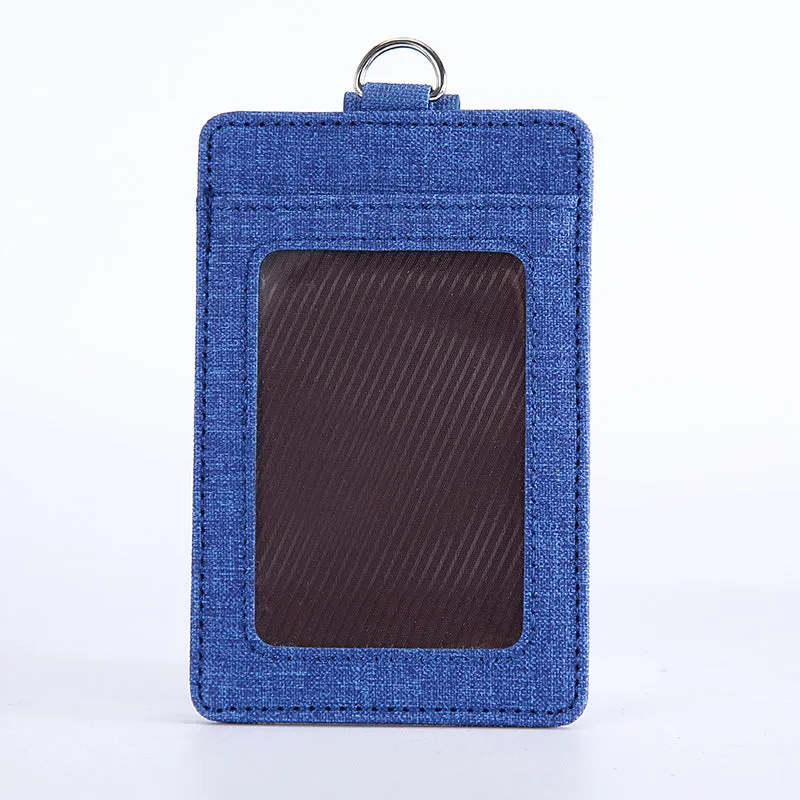 Work Name Tag Retractable Lanyard Access Card Holder