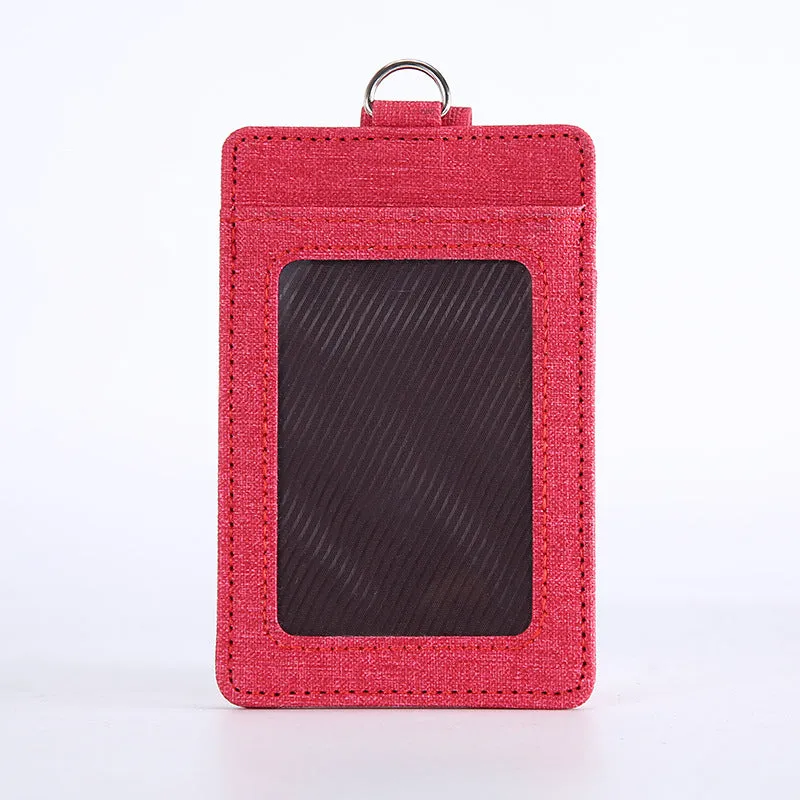 Work Name Tag Retractable Lanyard Access Card Holder
